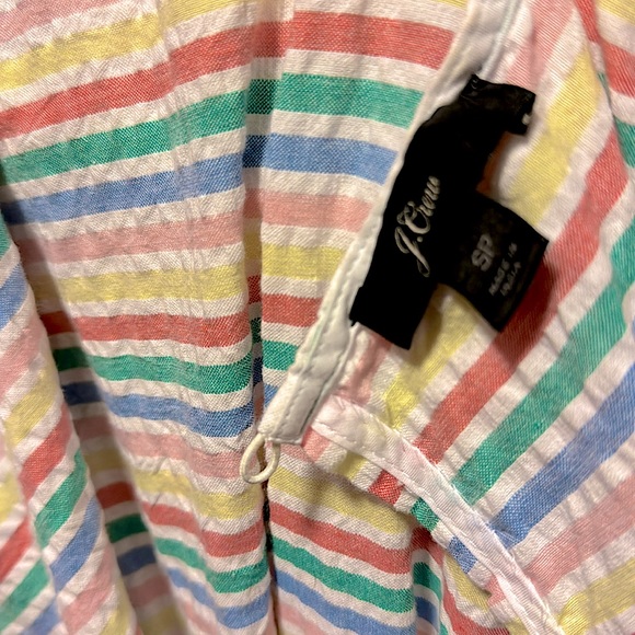 JCREW RAINBOW SEERSUCKER DRESS SM - Picture 5 of 5